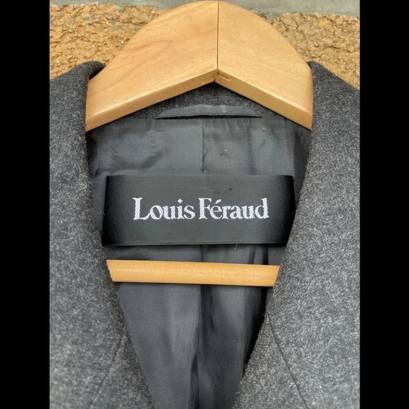 Louis Feraud Virgin wool floral embroidery jacket size 12 - Picture 7 of 13